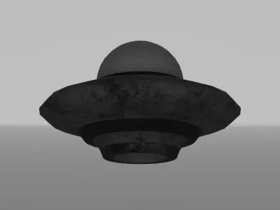 UFO - Low Poly Low-poly 3D model
