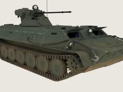 MT-LB 6MB Soviet-Russian IFV 3D model