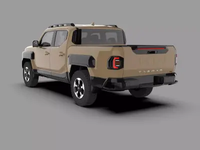 Kia Tasman 2025 3D Pickup Truck 3D model