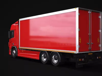 Generic Box Truck 3D model