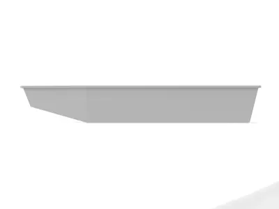 Flat Boat 3D model