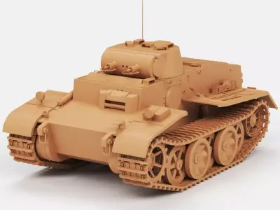 PzKpfw I Ausf F 3D print model