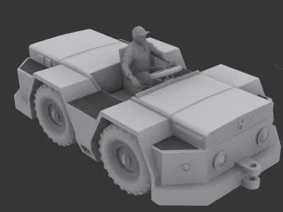 russian navy TOW truck PROJECT 3913  72 SCALE 3D print model