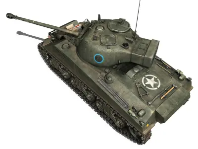 Sherman MK VC Firefly - Chaser 3D model