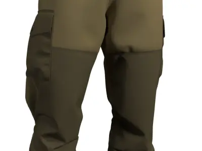 Gorka Uniform Pants - Marvelous Designer 3D model