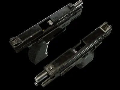 TISAS - Zigana PX-9 Low-poly 3D model