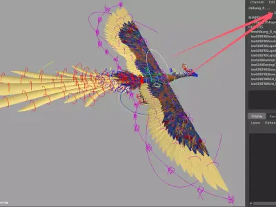 Phoenix 3D model purchase