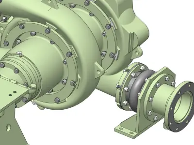 Double Stage Pump  3D model