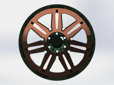 Cast rim MOTO METAL - MO978 3D model