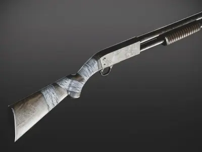 Weapon Collection - Post Apocalyptic Series  3D Model Pack