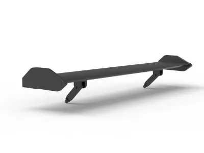 Modern spoiler tuning gear rc car  3D model