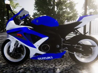 Suzuki Srad 750  Free 3D model
