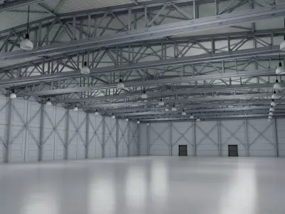 Warehouse 19 interior 3D model