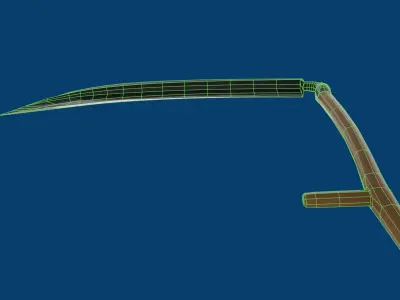 Scythe Low-poly 3D model buy