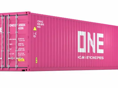 One Shipping Container 3D model
