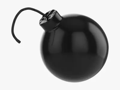 Cartoon bomb 3D model