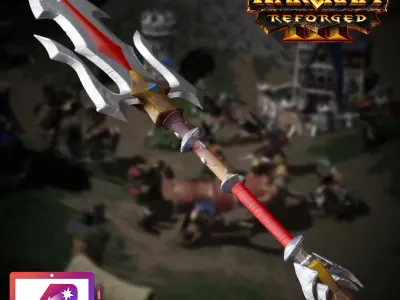 Trident Warcraft 3 Reforged 3D print model