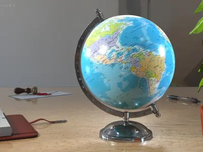 Classic Globe 3D model