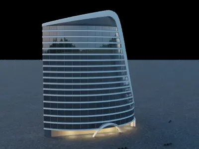 Office Building 3D model