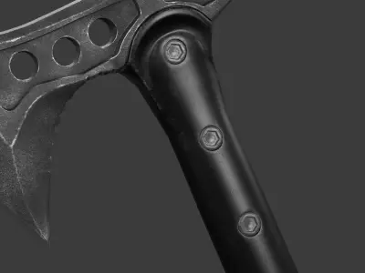 Survival Tomahawk Axe Free low-poly 3D model