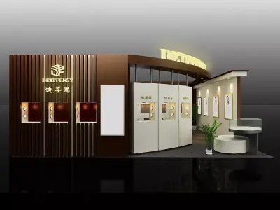 Exhibition - Area - 8X9-3DMAX2010-019 3D model