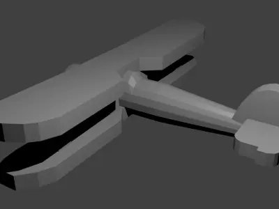 British Fairey Swordfish Torpedo Bomber Aircraft Free 3D print model