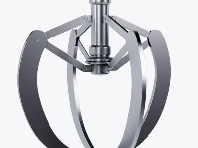 Metal Claw 22 with RIG 3D model