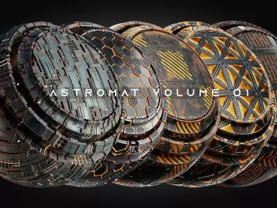 AstroMat Vol 01 Sci-Fi Smart Materials  Sci-Fi pattern Texture