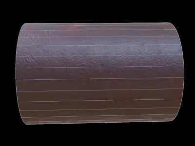 lowpoly pipe rusty metal tube Low-poly 3D model