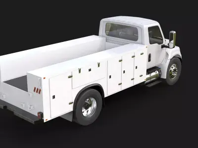 International MV Service Truck 3D model