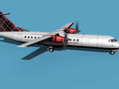 ATR  ATR-72-600 Logan Air 3D model