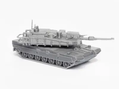 K2 Black Panther Tank Model Kit Free 3D print model