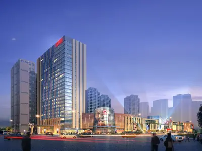 3Dmax fashion city commercial square building 346 3D model