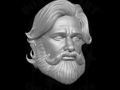 Santa Kurt 3D printable files for action figures 3D print model