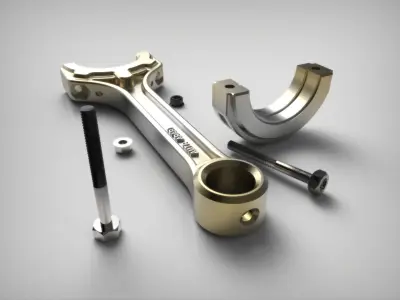 connecting rod 3d model 3D model