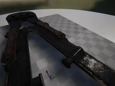 Rusty Bolt cutter  3D model