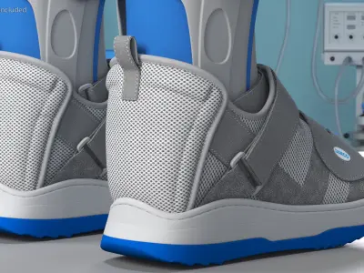 Feet Orthotics Darco with Off-Loading Shoes for 3D Print 3D print model