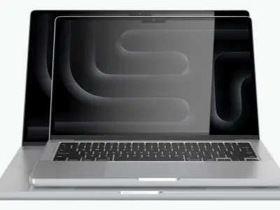 Apple MacBook Pro M5 2026 Silver 3D model