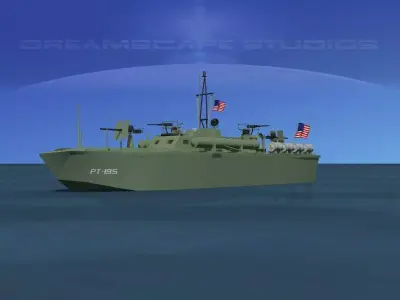 Elco PT Boat PT-195 3D model