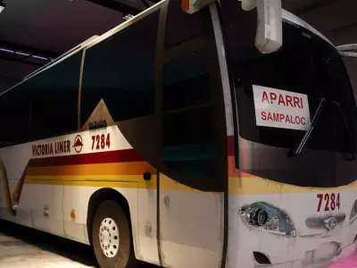Philippine Provincial Bus Low-poly 3D model