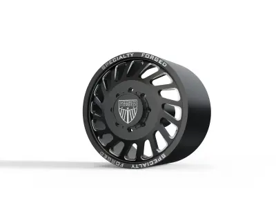 FRONT SPECIALITY FORGED D017 WHEEL 3D MODEL 3D model