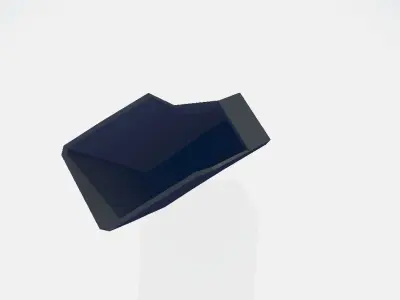 Gun Holster Low-poly 3D model