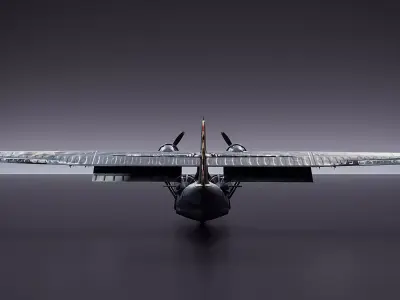 WW2 Consolidated PBY 5 Catalina 3D model purchase