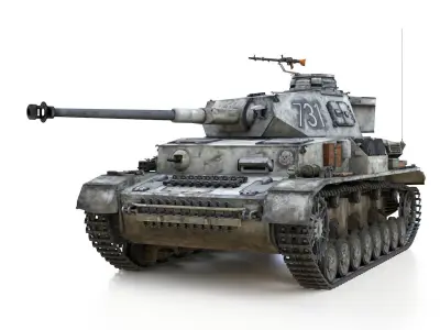 PzKpfw IV - Panzer 4 - Ausf G - 731 3D model