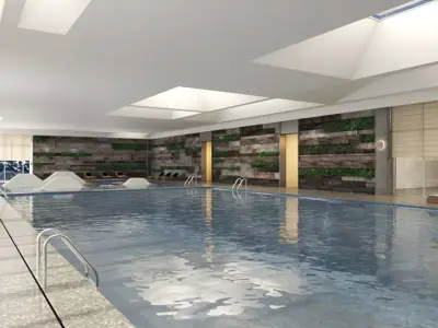 Swimming Pool 3D model 37