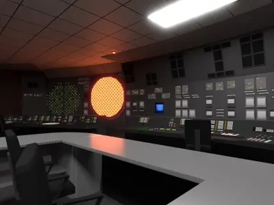 Chernobyl Control Room 3D model