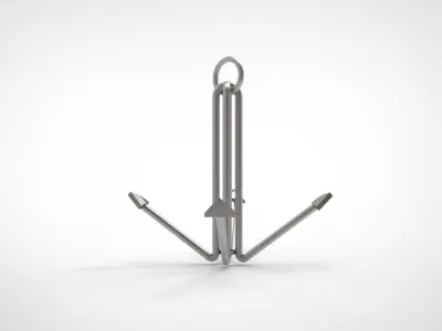 Grapnel Anchor 3D model