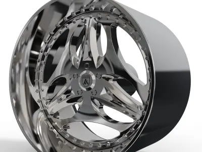 ASANTI AF141 WHEEL 3D MODEL 3D model