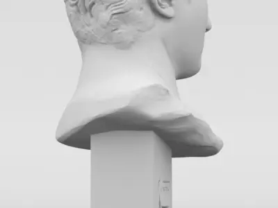 3D Julius Caesar model 3D print model