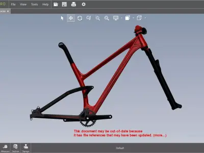 Bicycle - mountain-bike 3D model